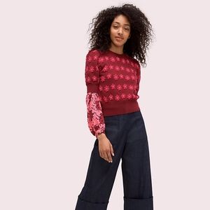 kate spade Sweaters - KATE SPADE Floral Marker Sweater Size L kate spade Sweaters - KATE SPADE Floral Marker Sweater Size L